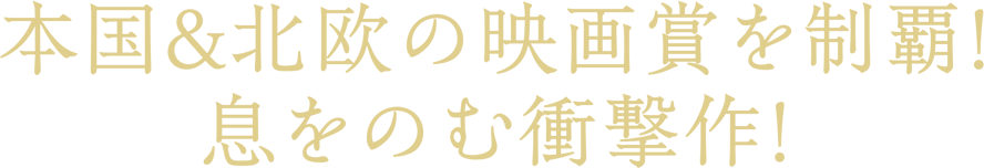 本国＆北欧の映画賞を制覇！息をのむ衝撃作！